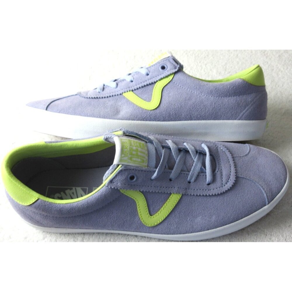 Vans Men's Sport Low Suede Caramella Lavender Purple Green shoes Size 11 NIB
